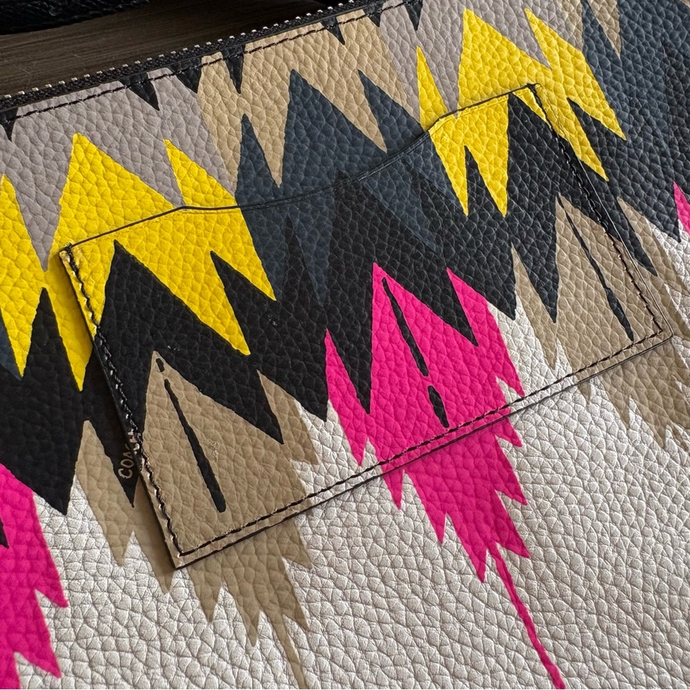 Coach LIMITED EDITION Hawk Feather Swingpack crossbody w/Pop Up Pouch 2015 - Picture 8 of 11